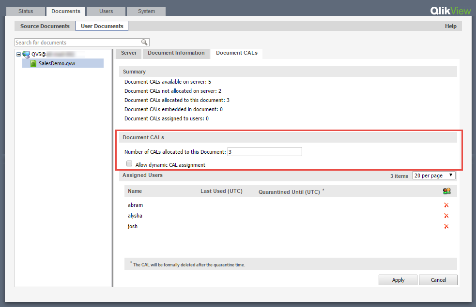 dynamic licensing with qlikview should i use it analytics8 cal licensing