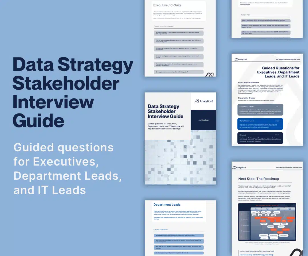 Data Strategy Consulting Services - Analytics8