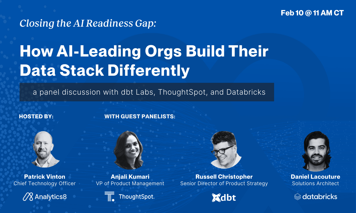 Live Panel - Closing the AI Readiness Gap: How AI-Leading Orgs Build ...