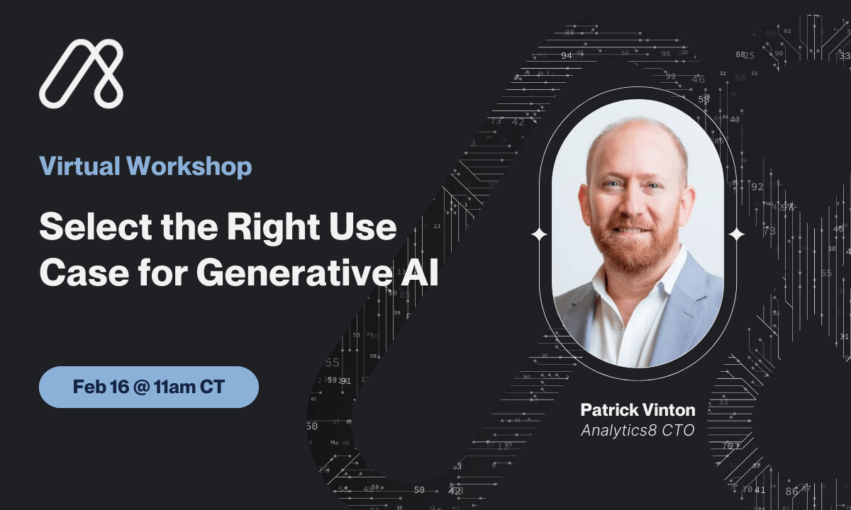 Generative AI Use Case Workshop - Analytics8