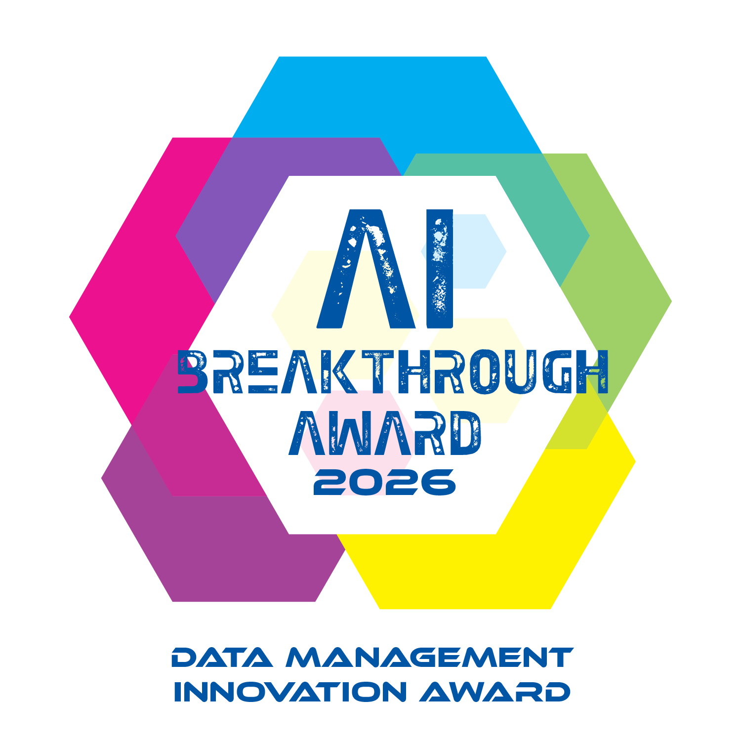 logo for the Breakthrough Award 2026 with the subtitle Data Management Innovation Award.